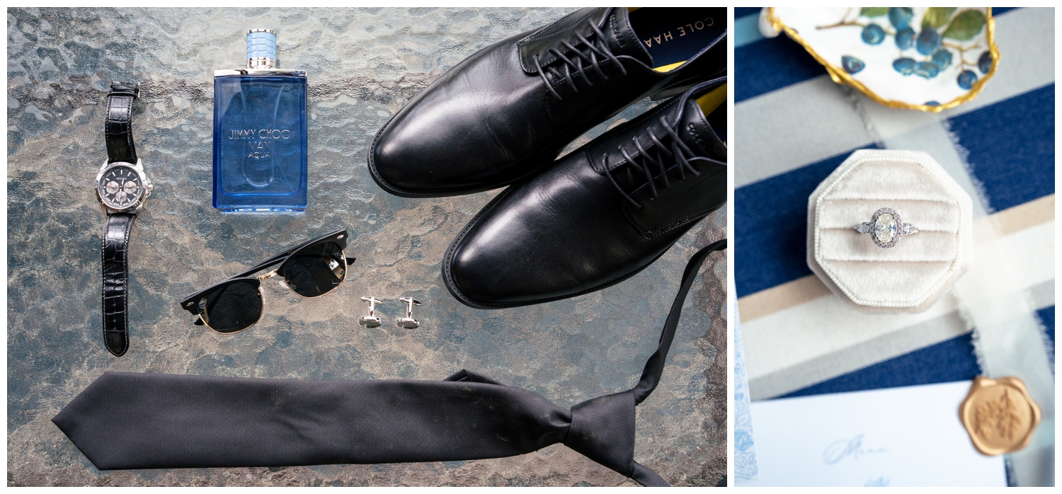 Sebasco Harbor Resort Wedding Photographers Capture grooms details