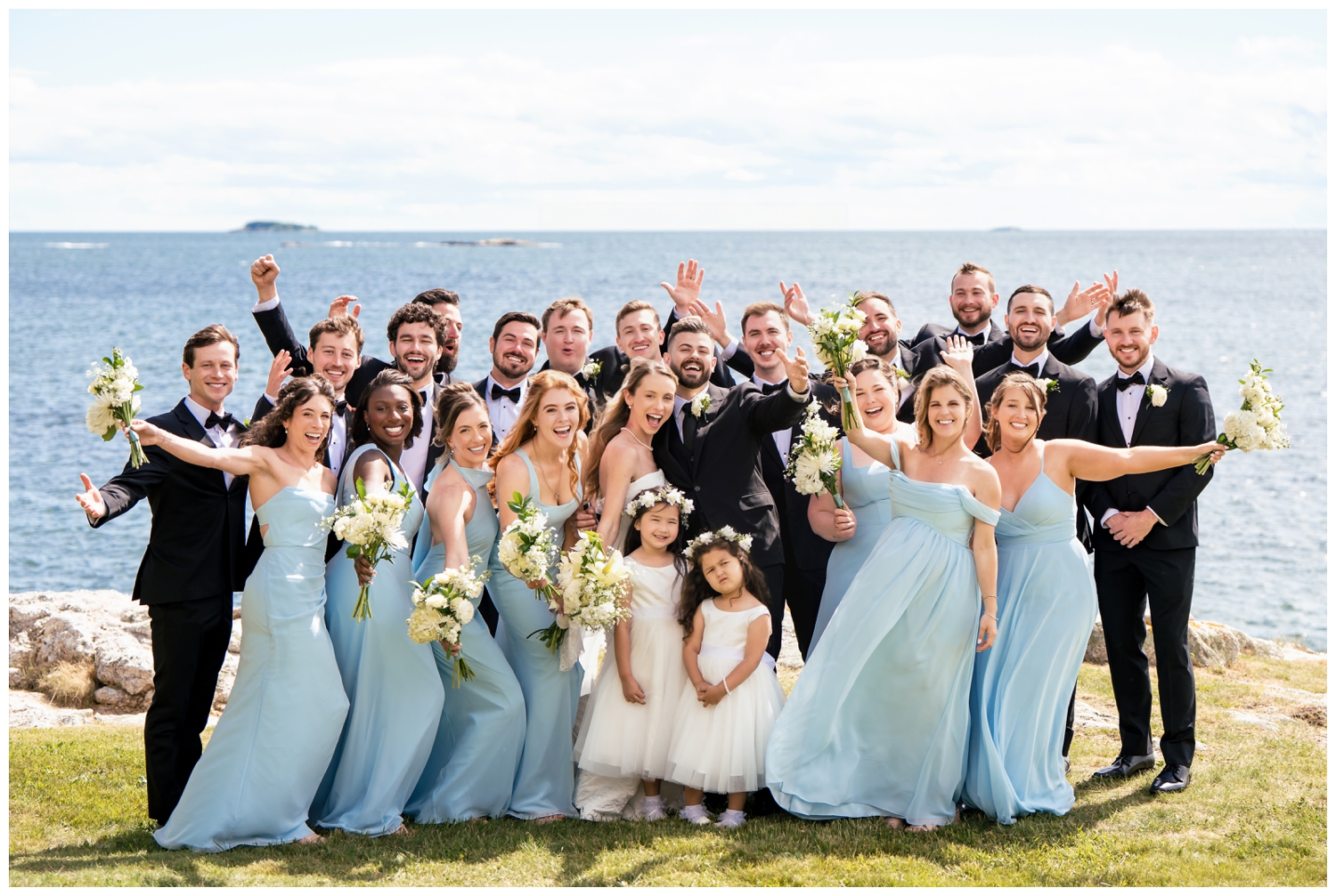 Sebasco Harbor Resort Wedding Photographers Capture the wedding party