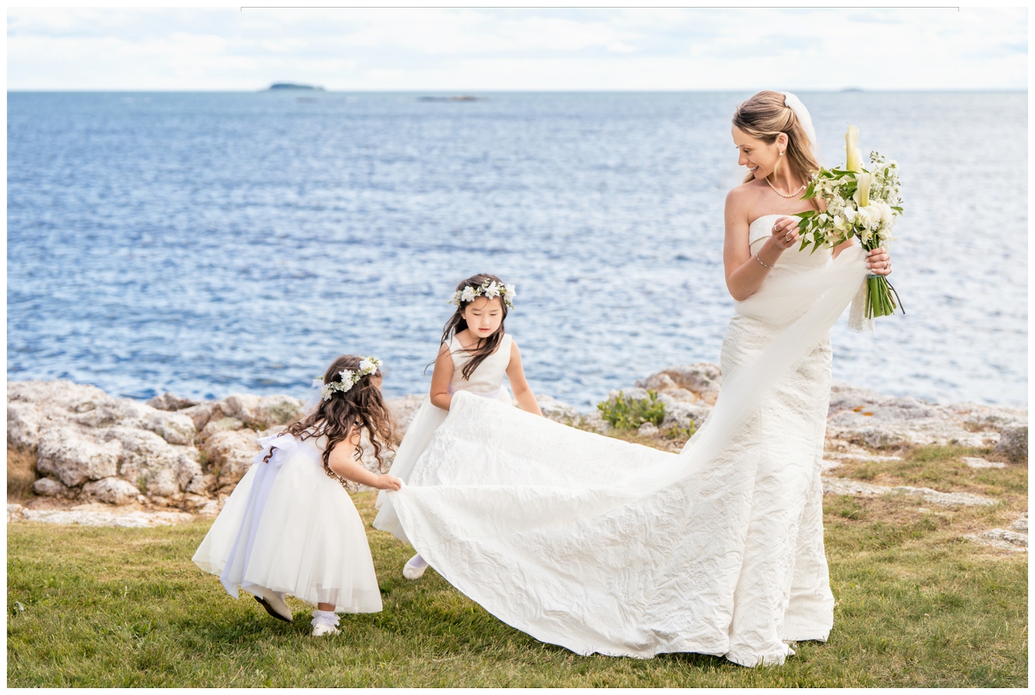 Sebasco Harbor Resort Wedding Photographers Capture the wedding party