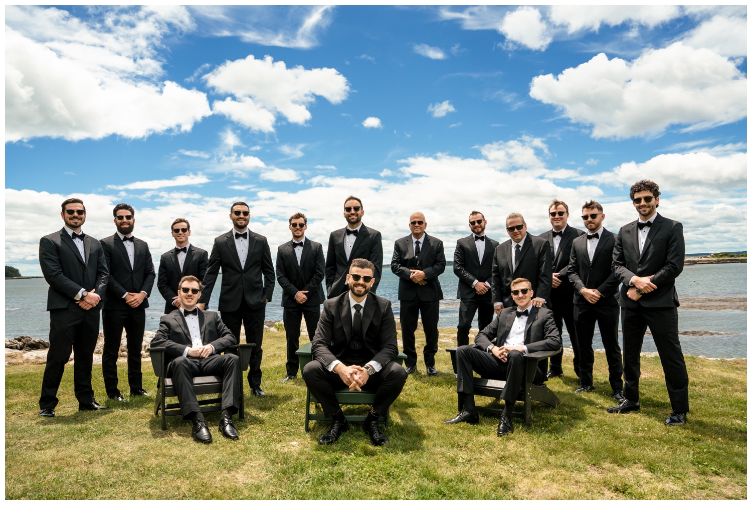 Sebasco Harbor Resort Wedding Photographers Capture the wedding party