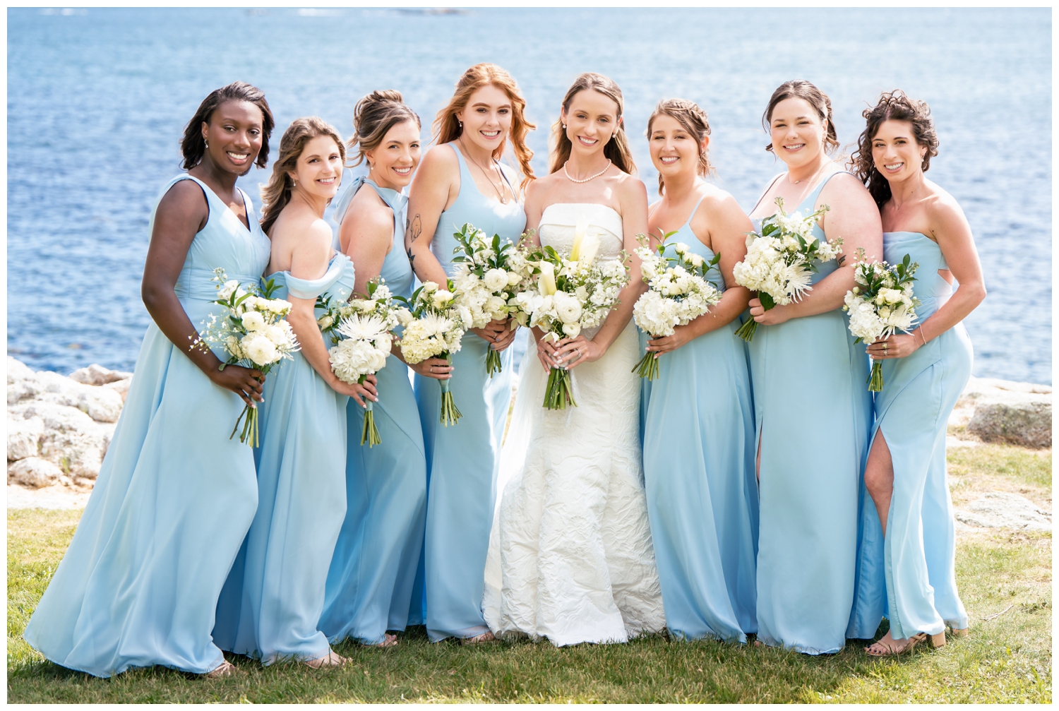 Sebasco Harbor Resort Wedding Photographers Capture the wedding party