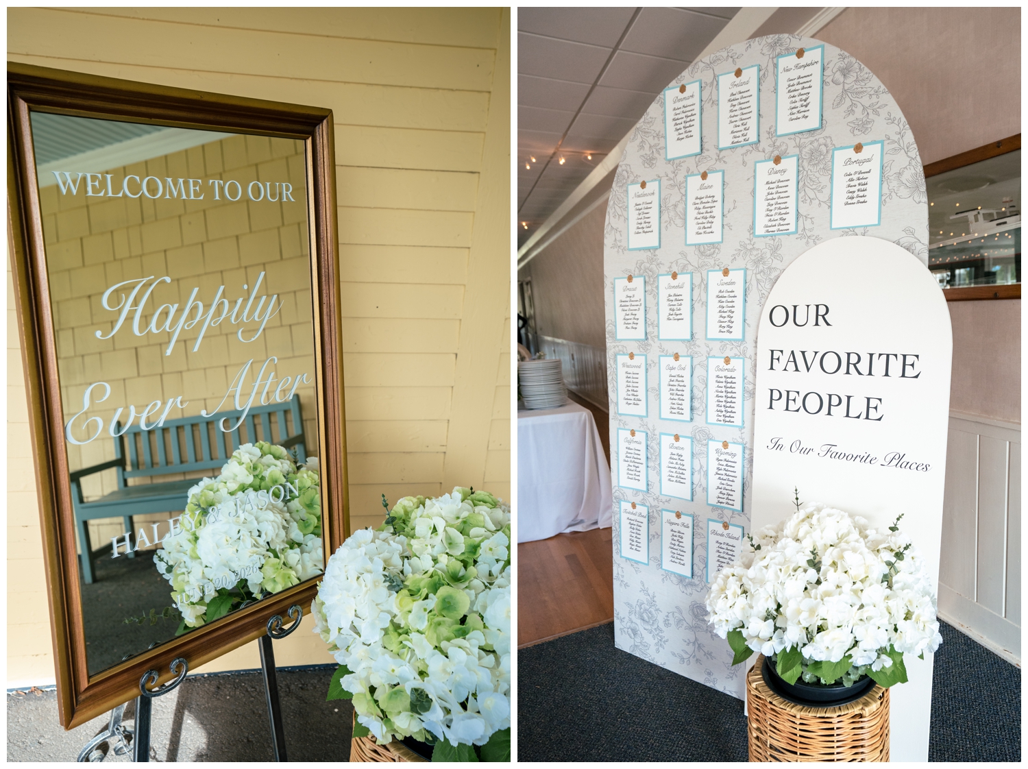 Sebasco Harbor Resort Wedding Photographers Capture the cocktail hour and reception details