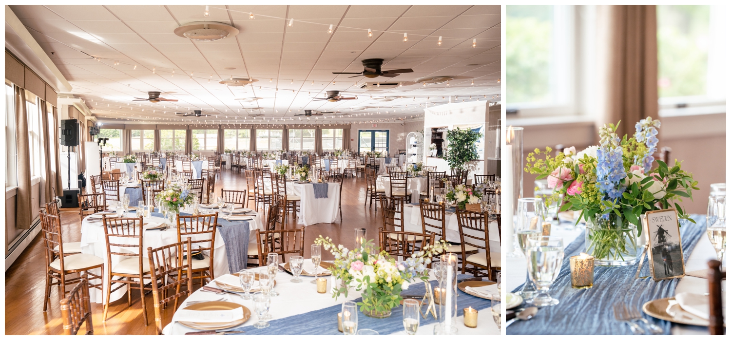 Sebasco Harbor Resort Wedding Photographers Capture the cocktail hour and reception details