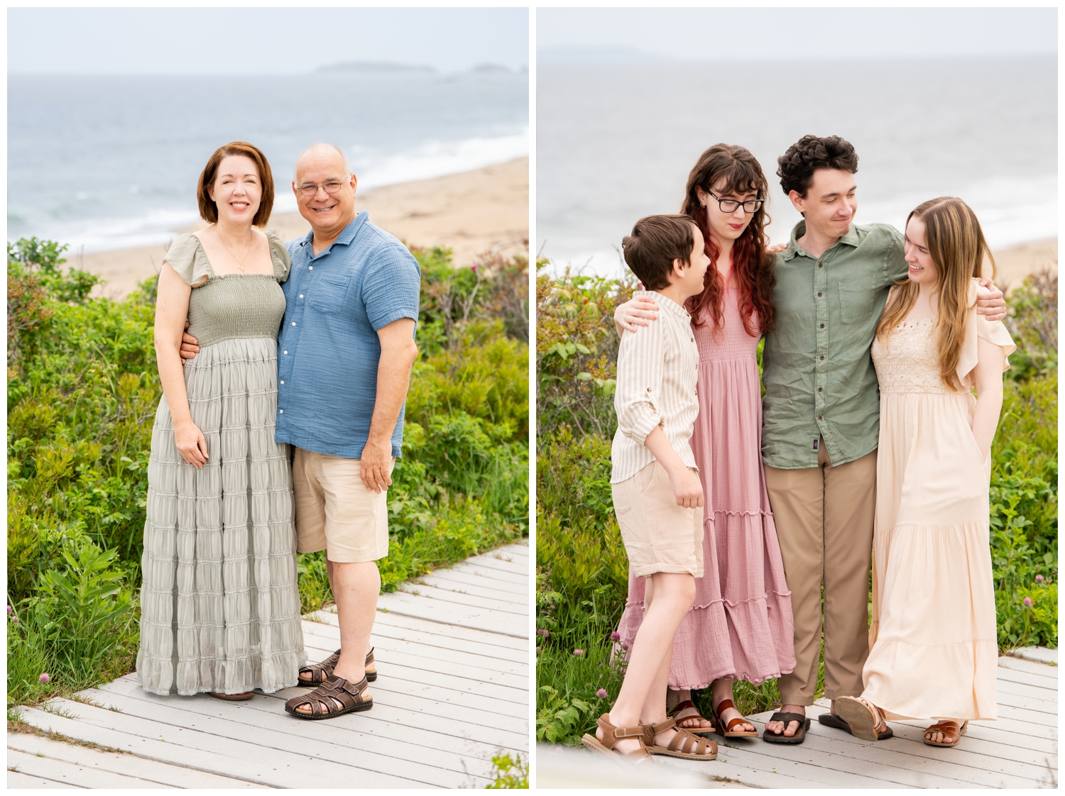 Reid State Park Family PHotographers, Tow Adventurous Souls captured a family on the beach in the park and on the rocky cliffs