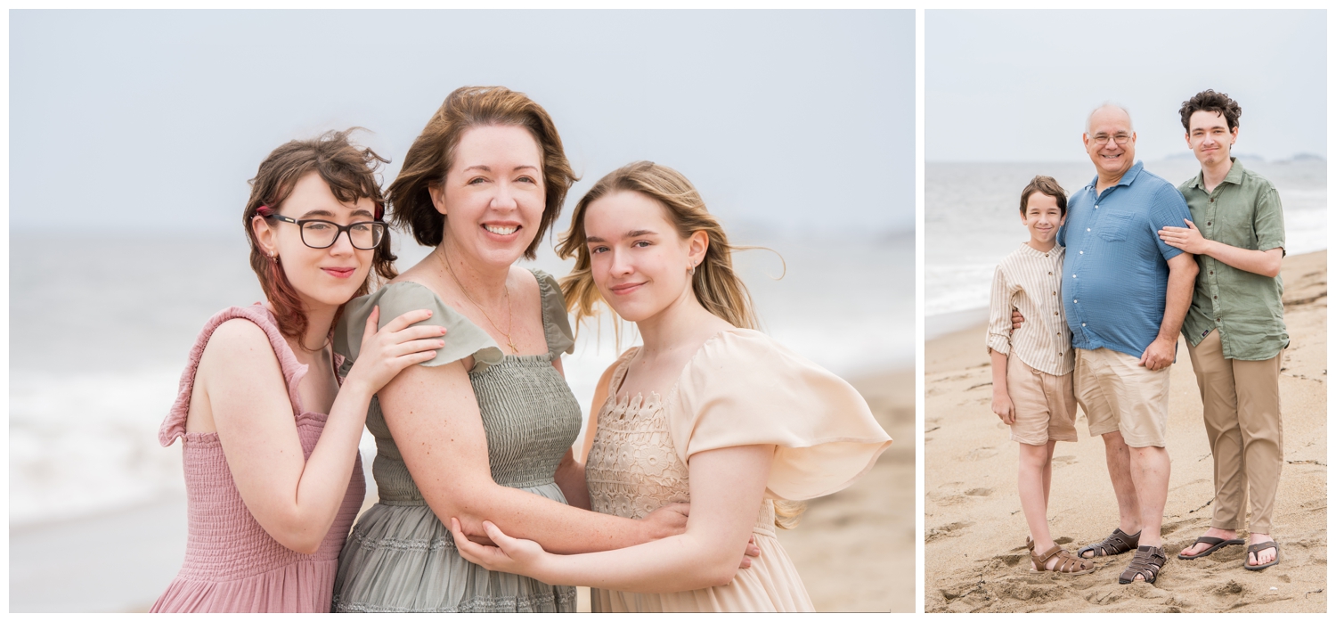 Reid State Park Family PHotographers, Tow Adventurous Souls captured a family on the beach in the park and on the rocky cliffs