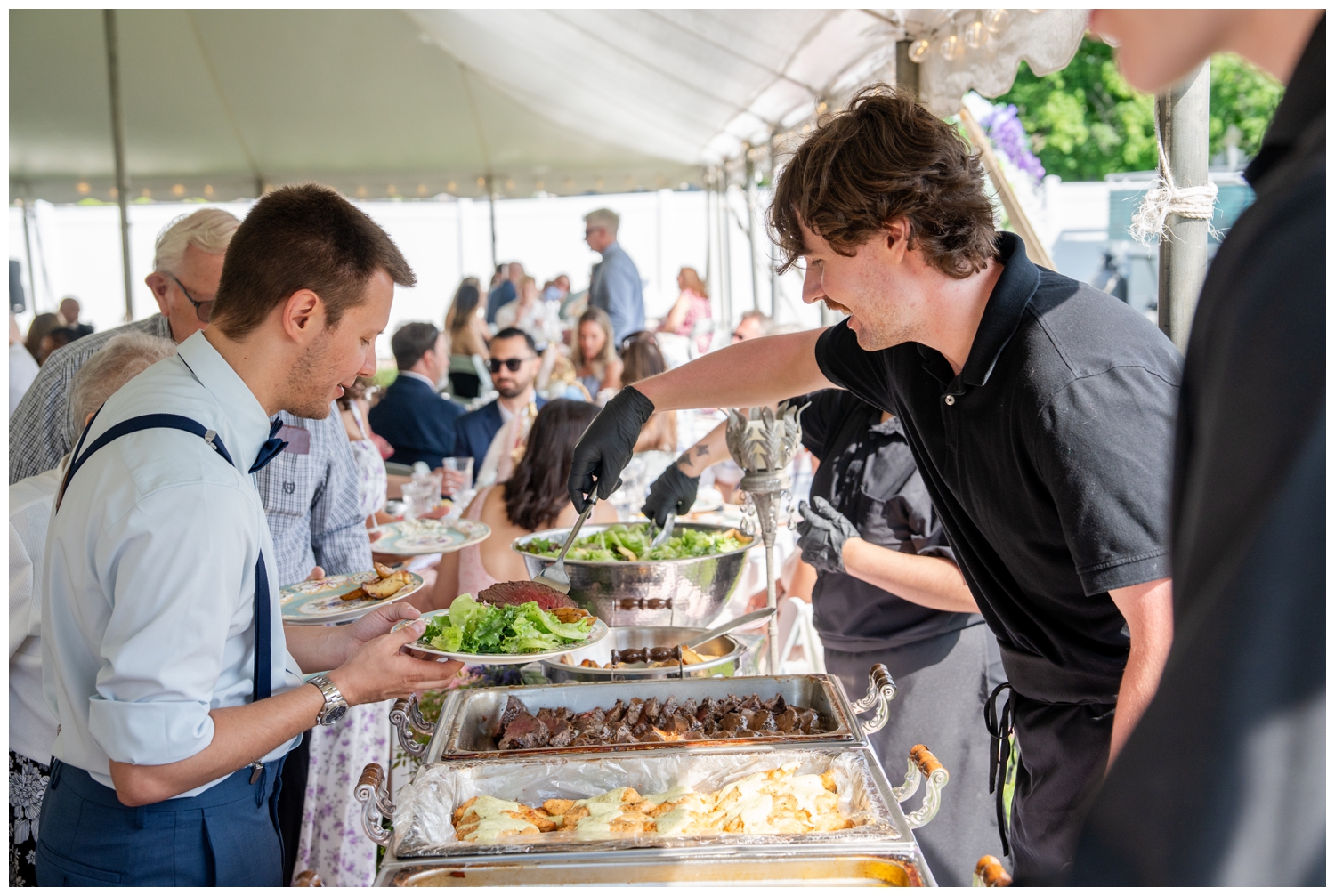 Old Orchard Beach Wedding Photographers capture a Bridgerton Themed wedding at Seashell Events.