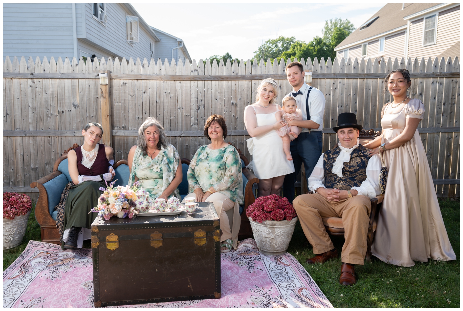Old Orchard Beach Wedding Photographers capture a Bridgerton Themed wedding at Seashell Events.