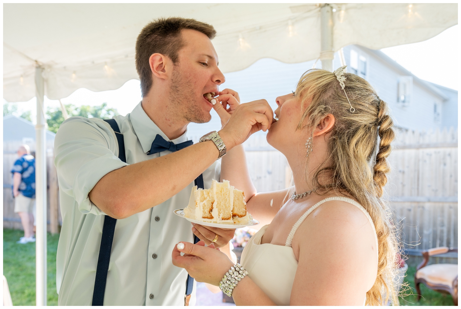 Old Orchard Beach Wedding Photographers capture a Bridgerton Themed wedding at Seashell Events.
