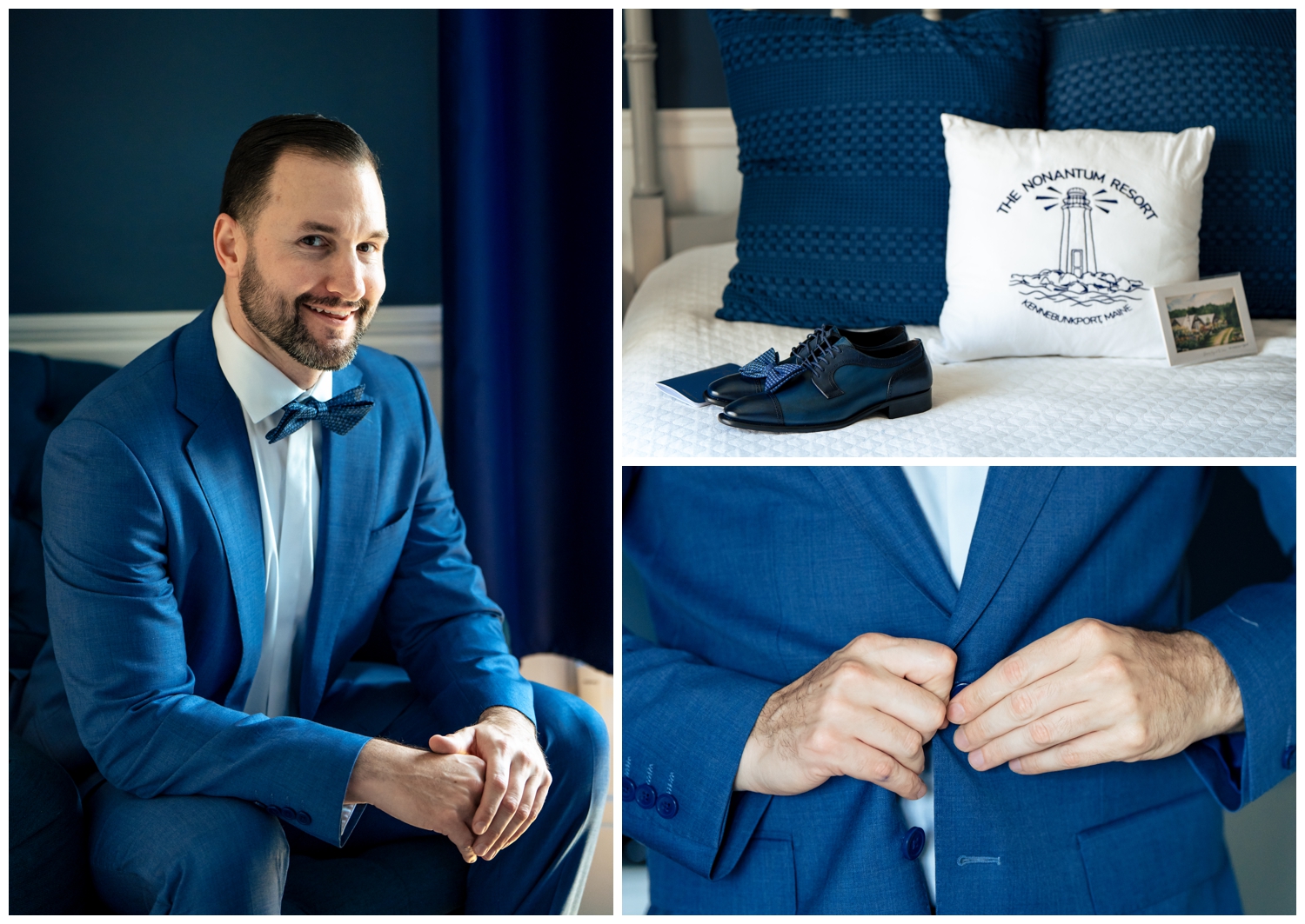 Noantum Resort Wedding captured by Kennebunkport Wedding Photographers, Two Adventurous Souls