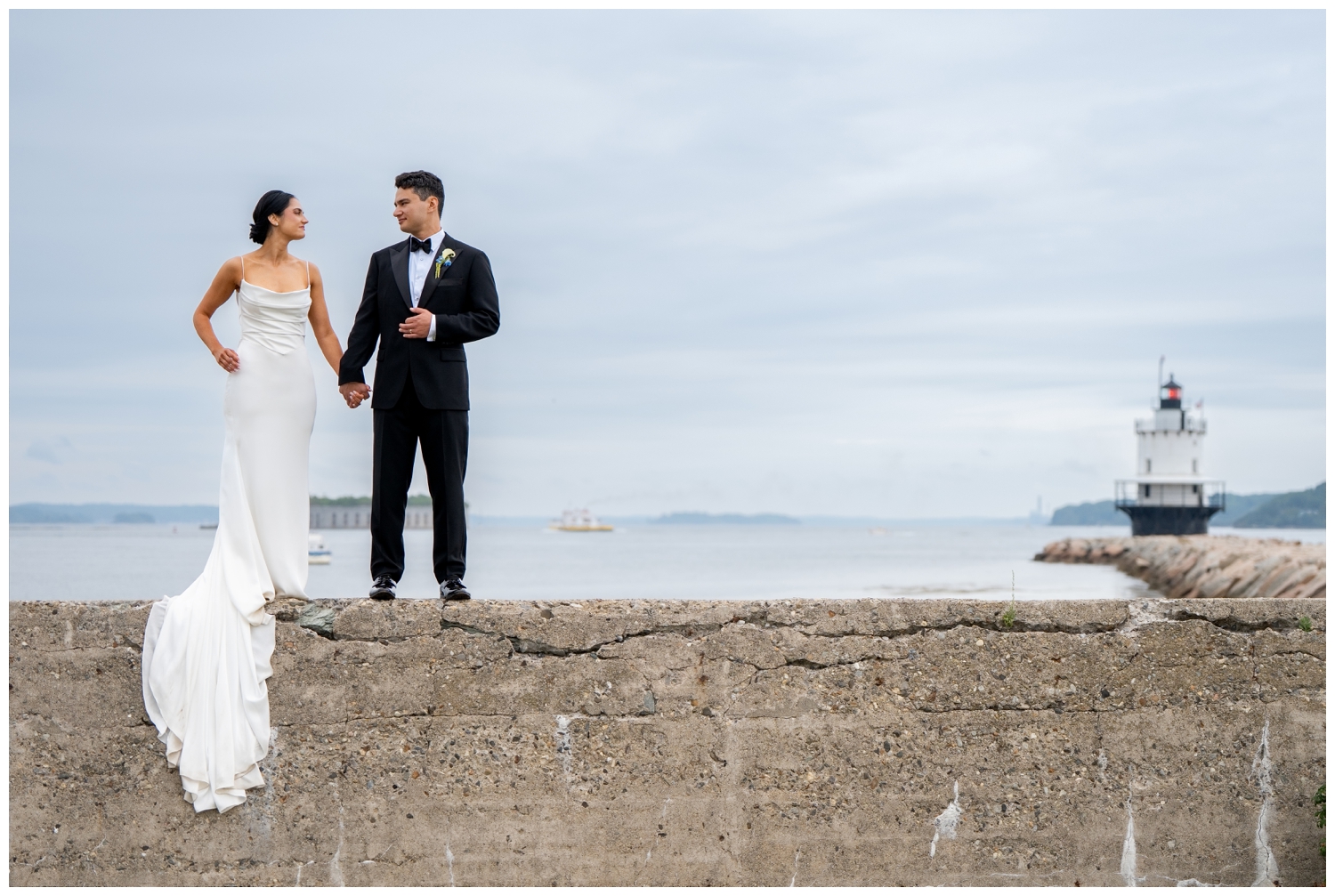 SMCC Wedding Photographers capture a Southern Maine Community College Wedding on a misty summer day. Two Adventurous Souls