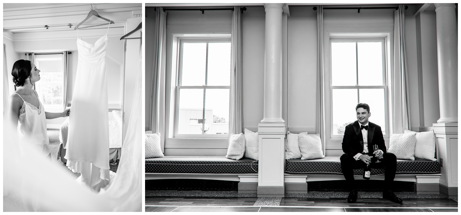 SMCC Wedding Photographers capture a Southern Maine Community College Wedding on a misty summer day. Two Adventurous Souls