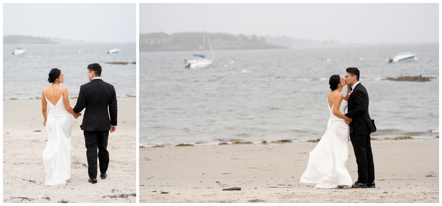 SMCC Wedding Photographers capture a Southern Maine Community College Wedding on a misty summer day. Two Adventurous Souls