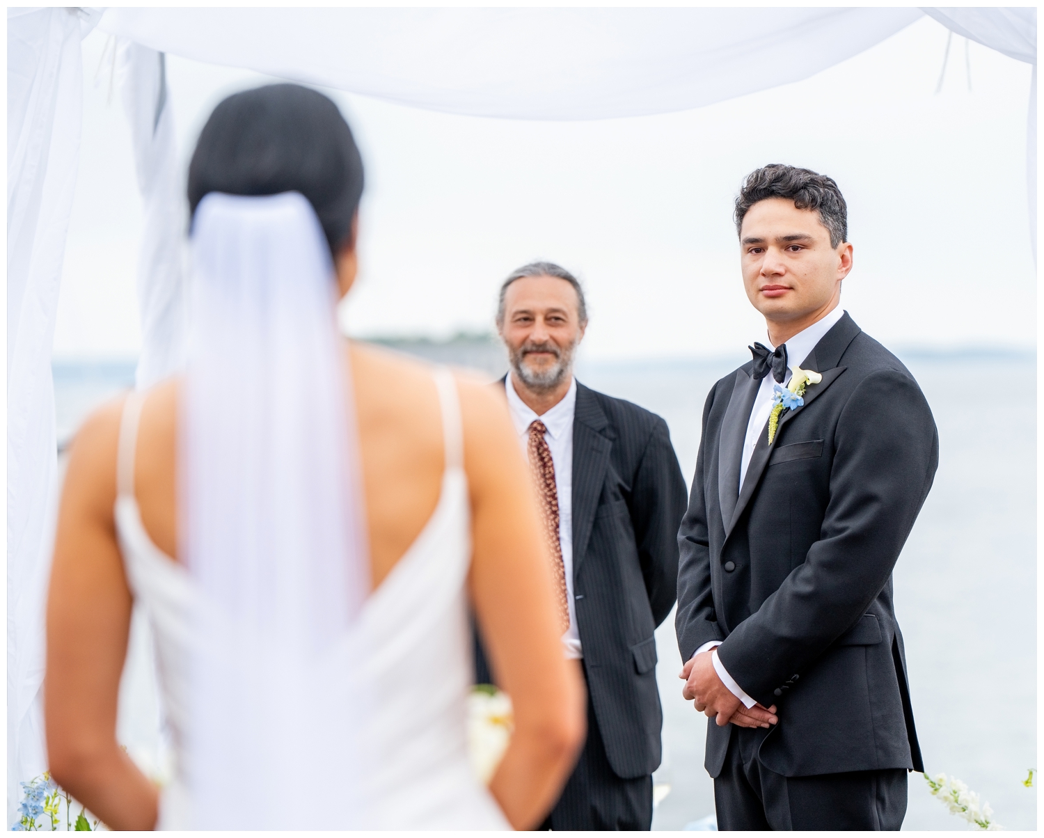 SMCC Wedding Photographers capture a Southern Maine Community College Wedding on a misty summer day. Two Adventurous Souls