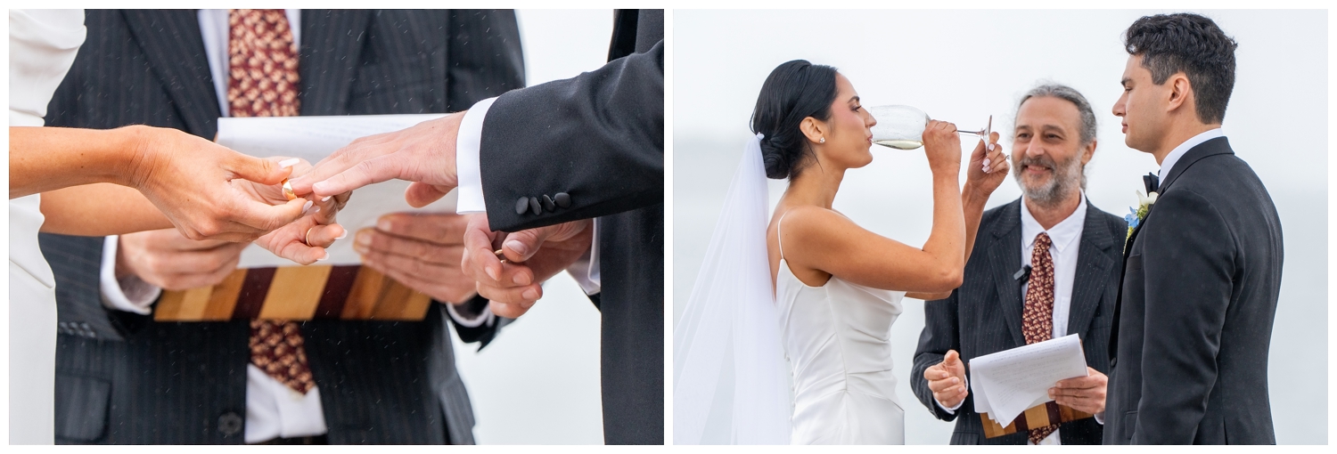 SMCC Wedding Photographers capture a Southern Maine Community College Wedding on a misty summer day. Two Adventurous Souls