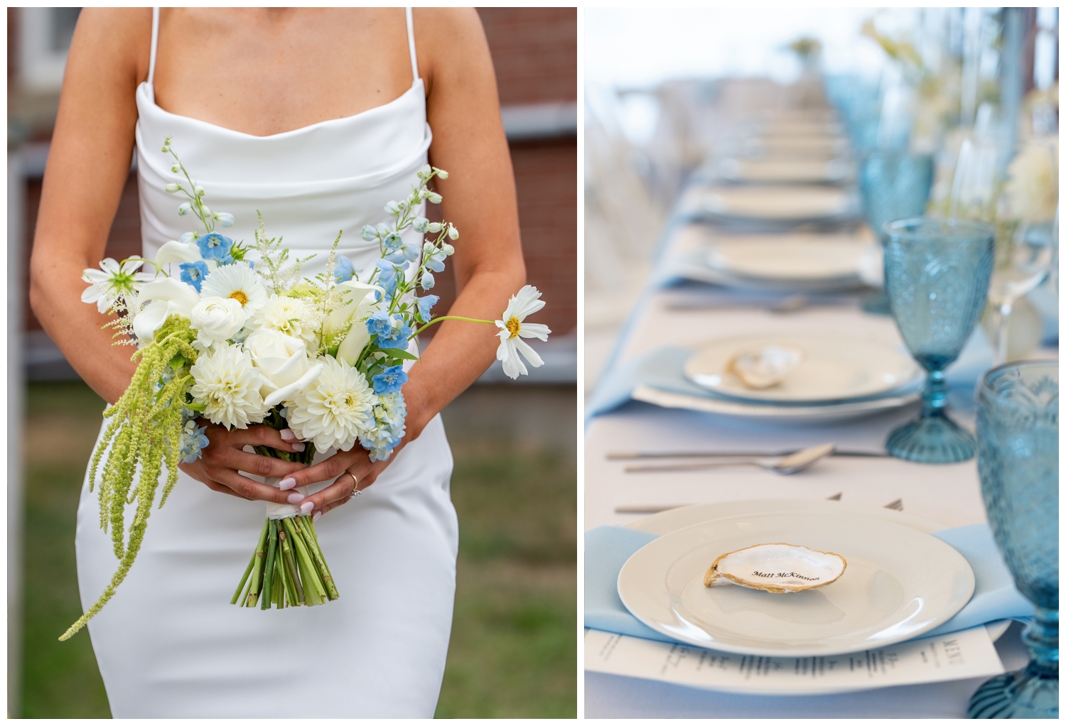 SMCC Wedding Photographers capture a Southern Maine Community College Wedding on a misty summer day. Two Adventurous Souls