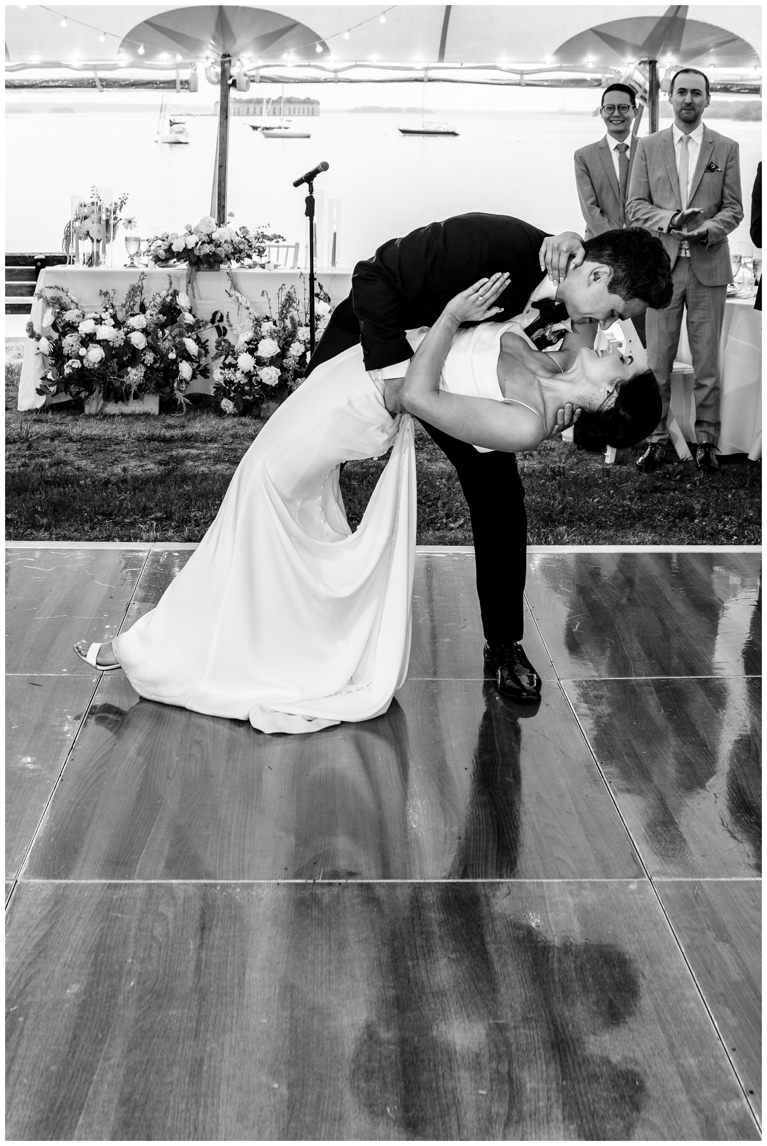 SMCC Wedding Photographers capture a Southern Maine Community College Wedding on a misty summer day. Two Adventurous Souls