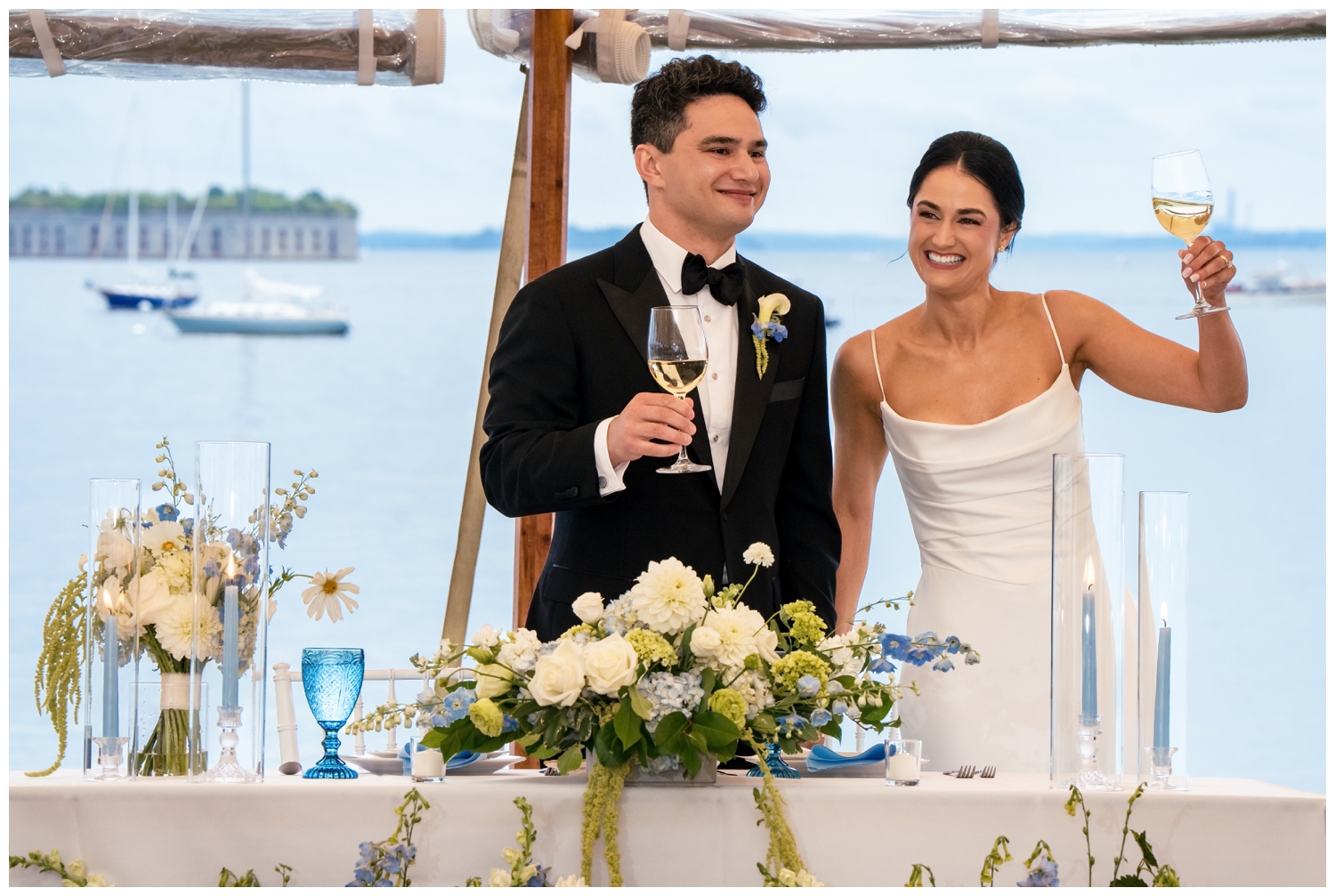 SMCC Wedding Photographers capture a Southern Maine Community College Wedding on a misty summer day. Two Adventurous Souls