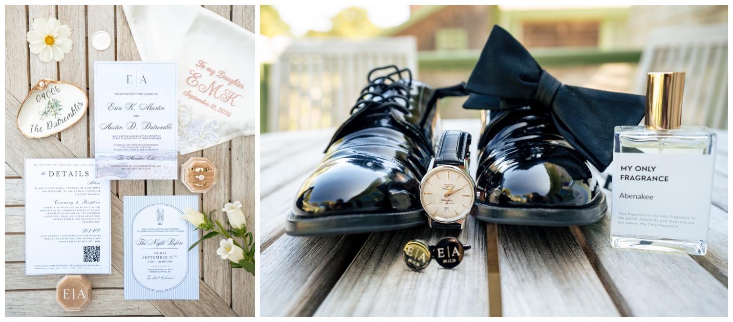 Abanakee Club Wedding in Biddeford Pool, Captured by Abanakee Club Wedding Photographers - Two Adventurous Souls