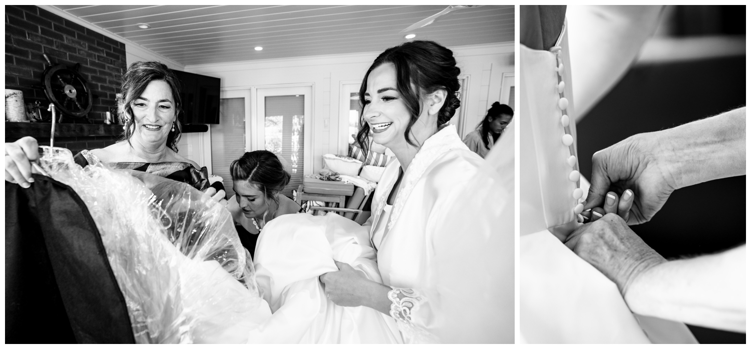 Abanakee Club Wedding in Biddeford Pool, Captured by Abanakee Club Wedding Photographers - Two Adventurous Souls