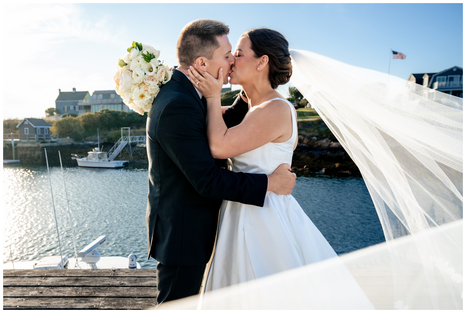 Abanakee Club Wedding in Biddeford Pool, Captured by Abanakee Club Wedding Photographers - Two Adventurous Souls