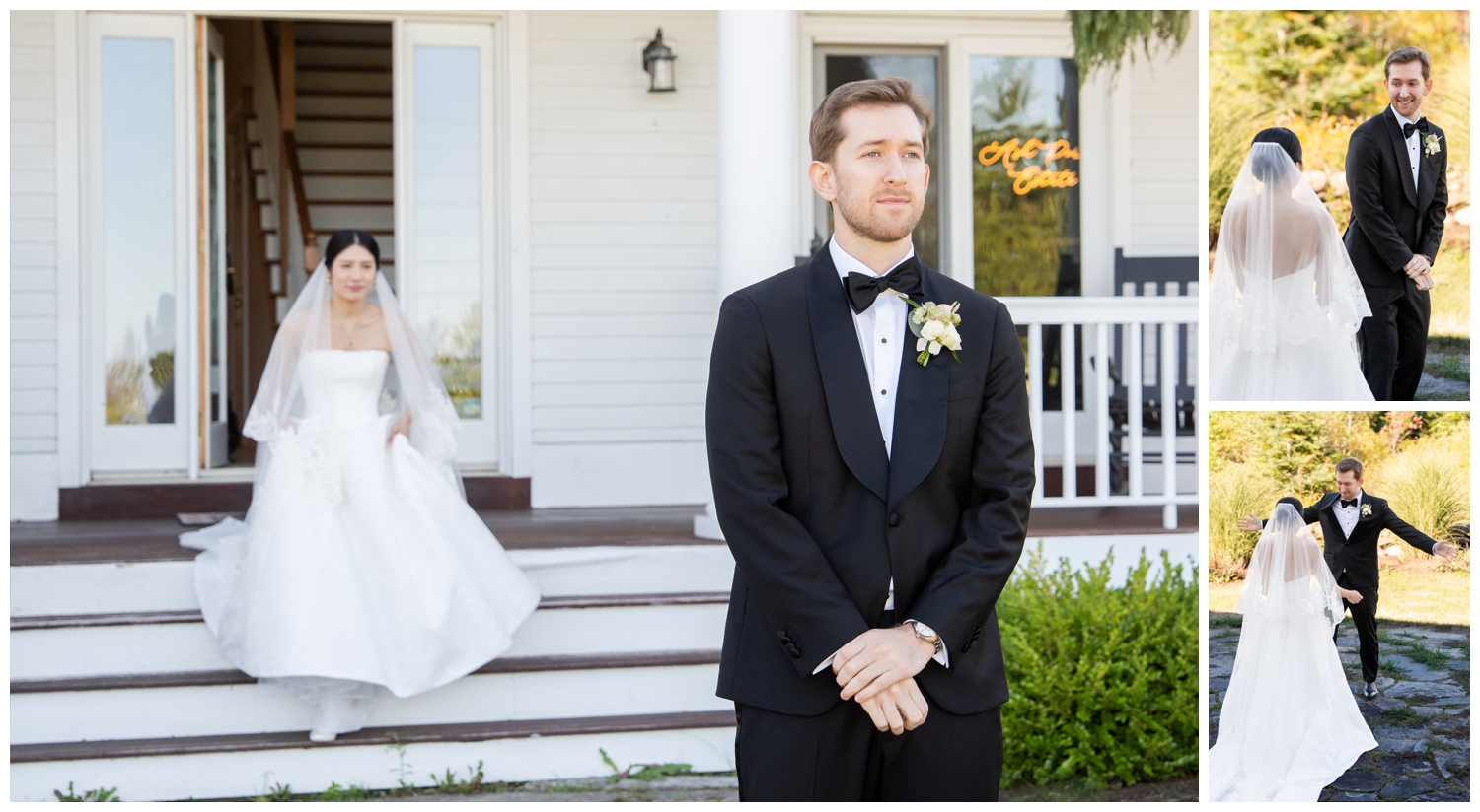 Ash Point Estate Wedding captured by Rockland Wedding Photographers, Two Adventurous Souls