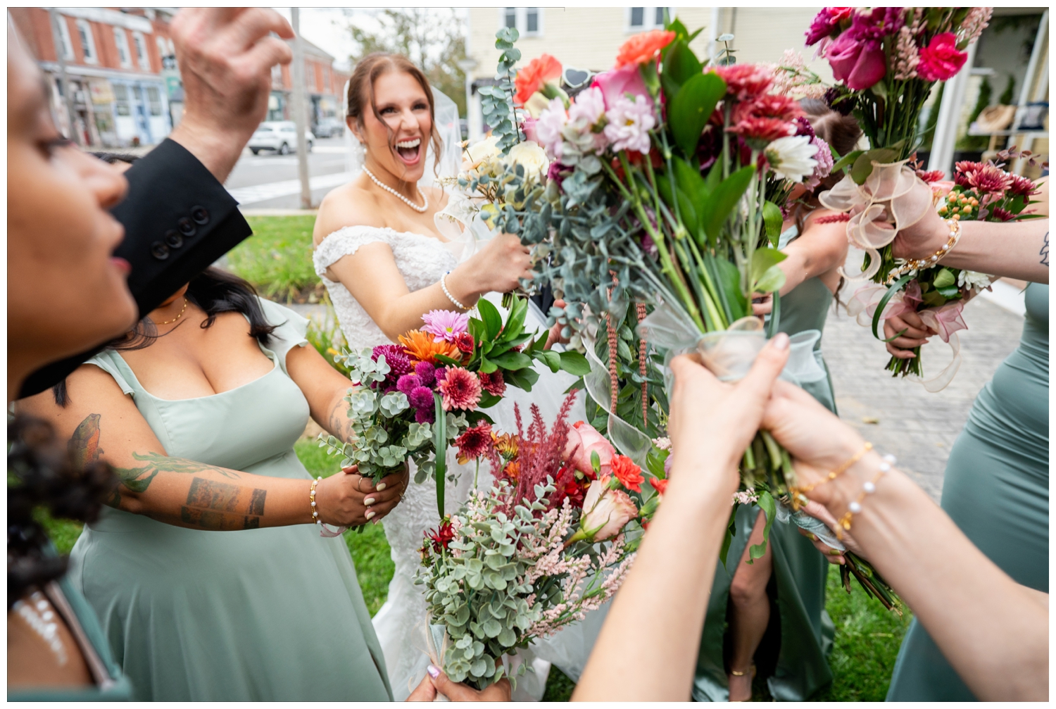 Red Barn at Outlook Farm Wedding, captured by Southern Maine wedding photographers Two Adventurous Souls