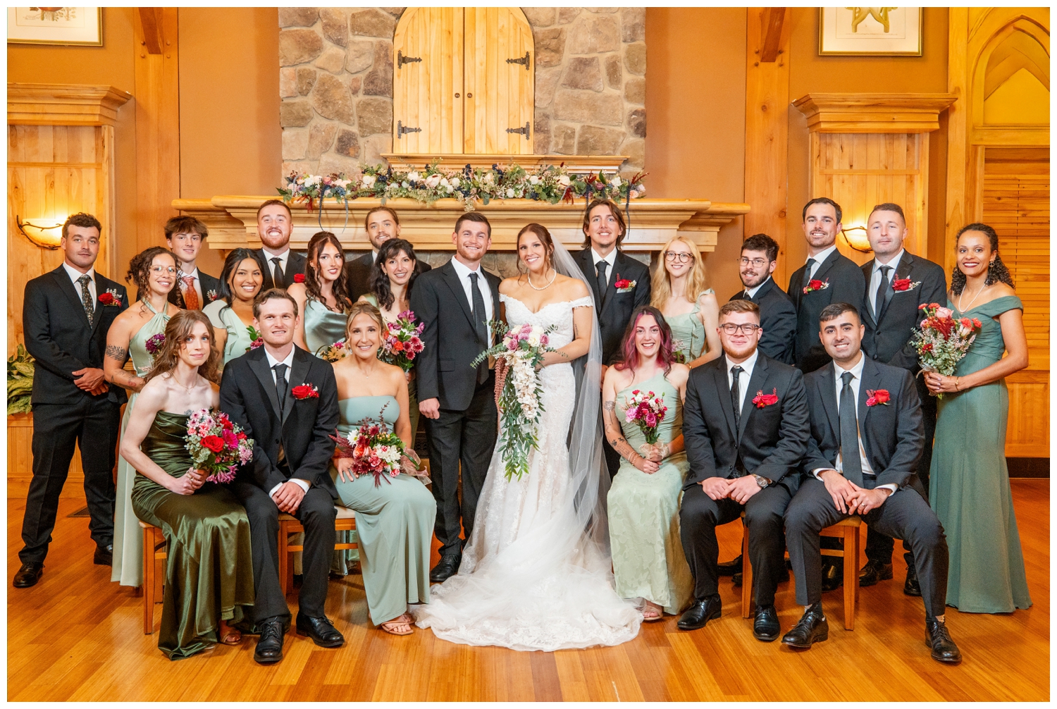 Red Barn at Outlook Farm Wedding, captured by Southern Maine wedding photographers Two Adventurous Souls