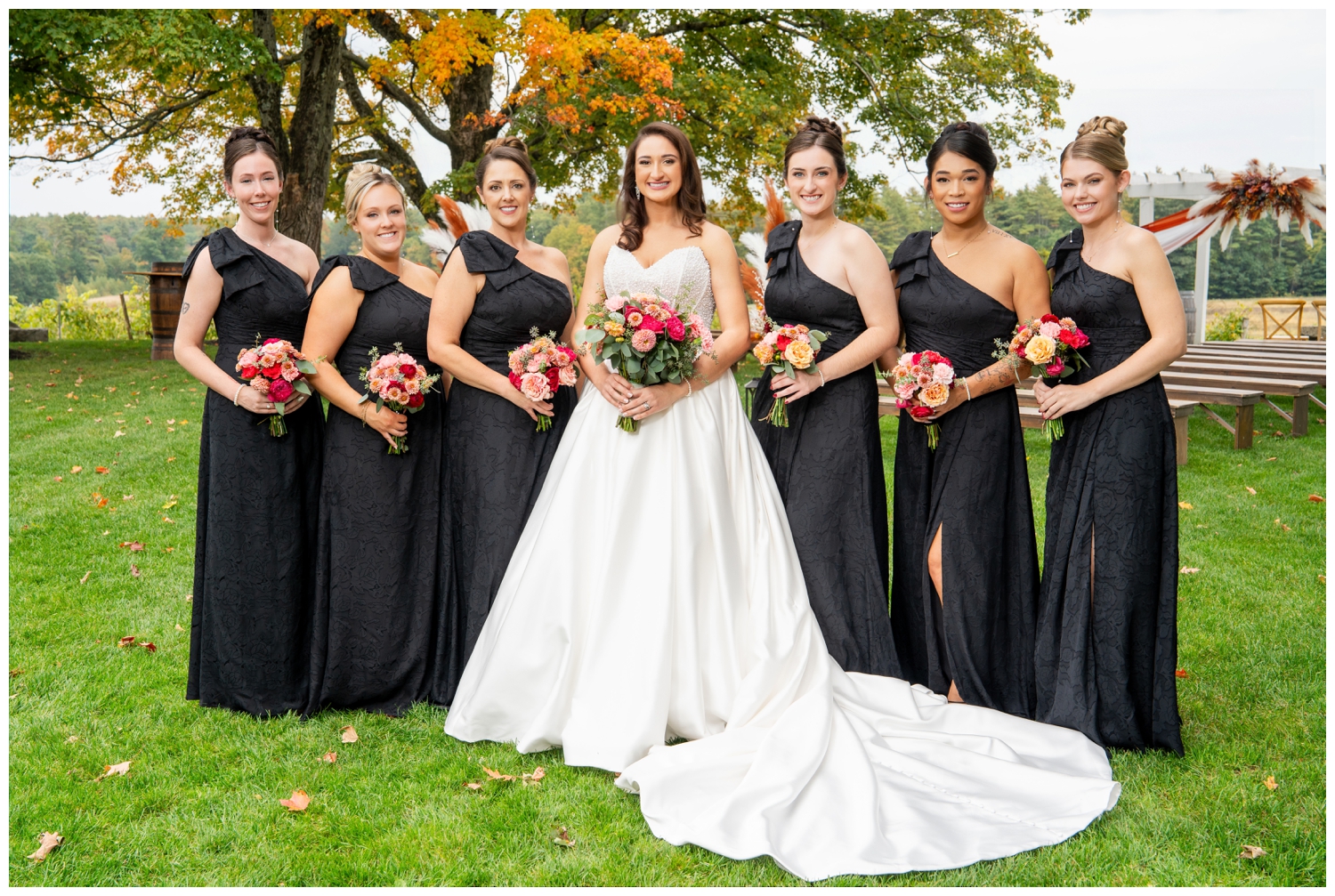 Flag Hill Winery Wedding Photos, Captured by New Hampshire Wedding Photographers, Two Adventurous Souls