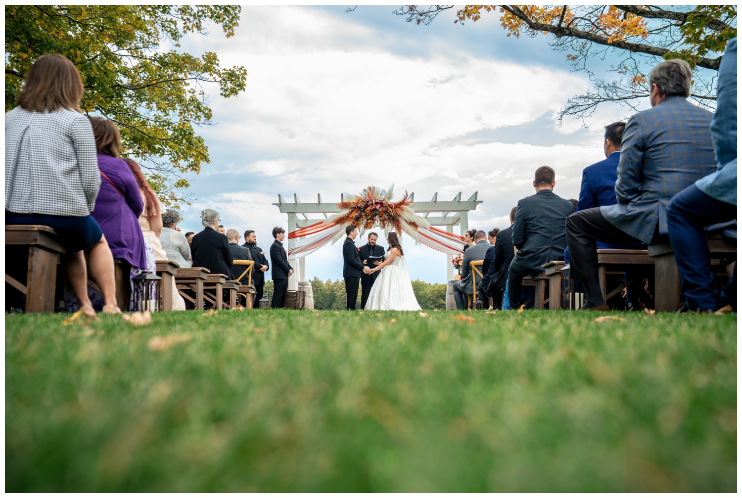 Flag Hill Winery Wedding Photos, Captured by New Hampshire Wedding Photographers, Two Adventurous Souls