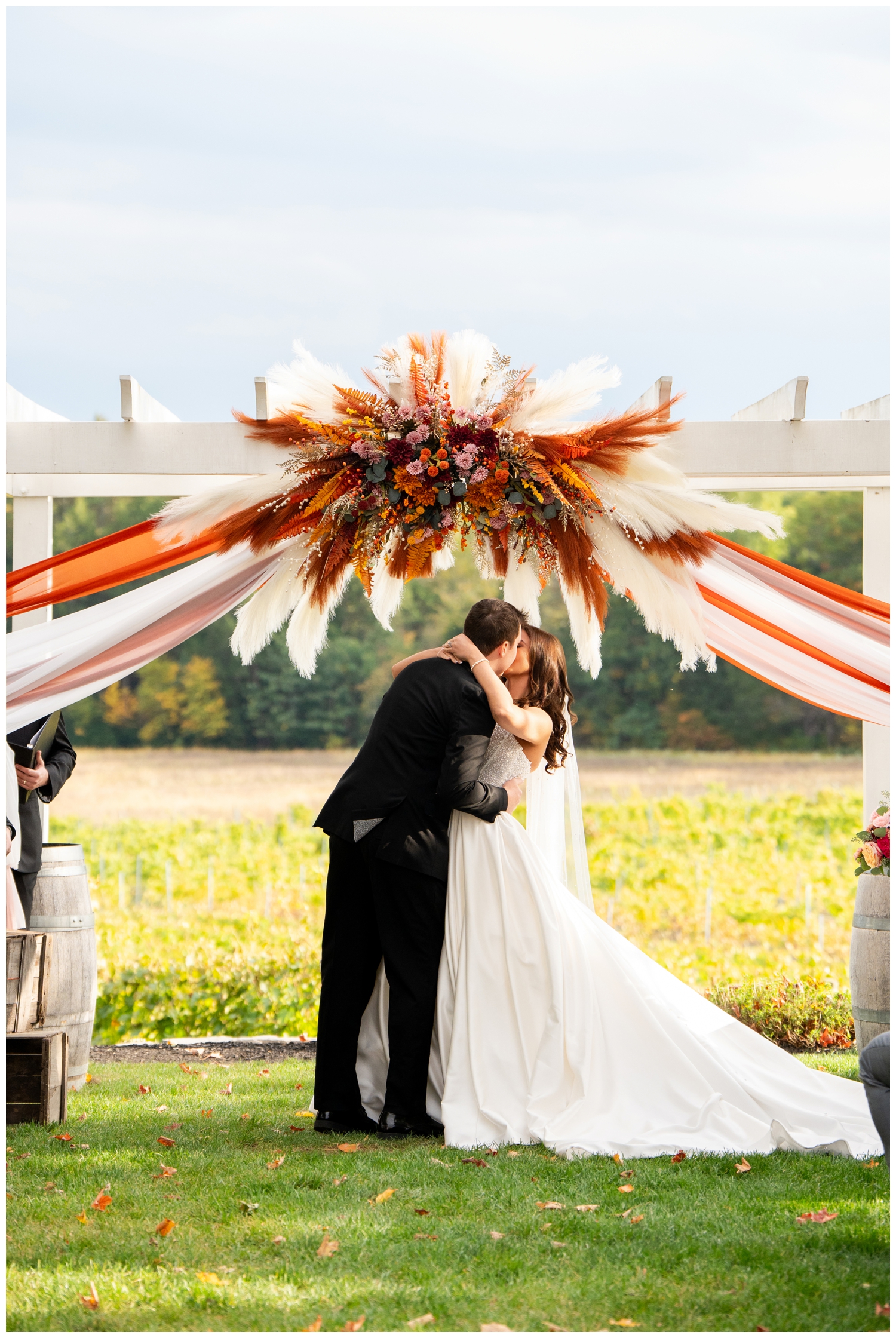 Flag Hill Winery Wedding Photos, Captured by New Hampshire Wedding Photographers, Two Adventurous Souls