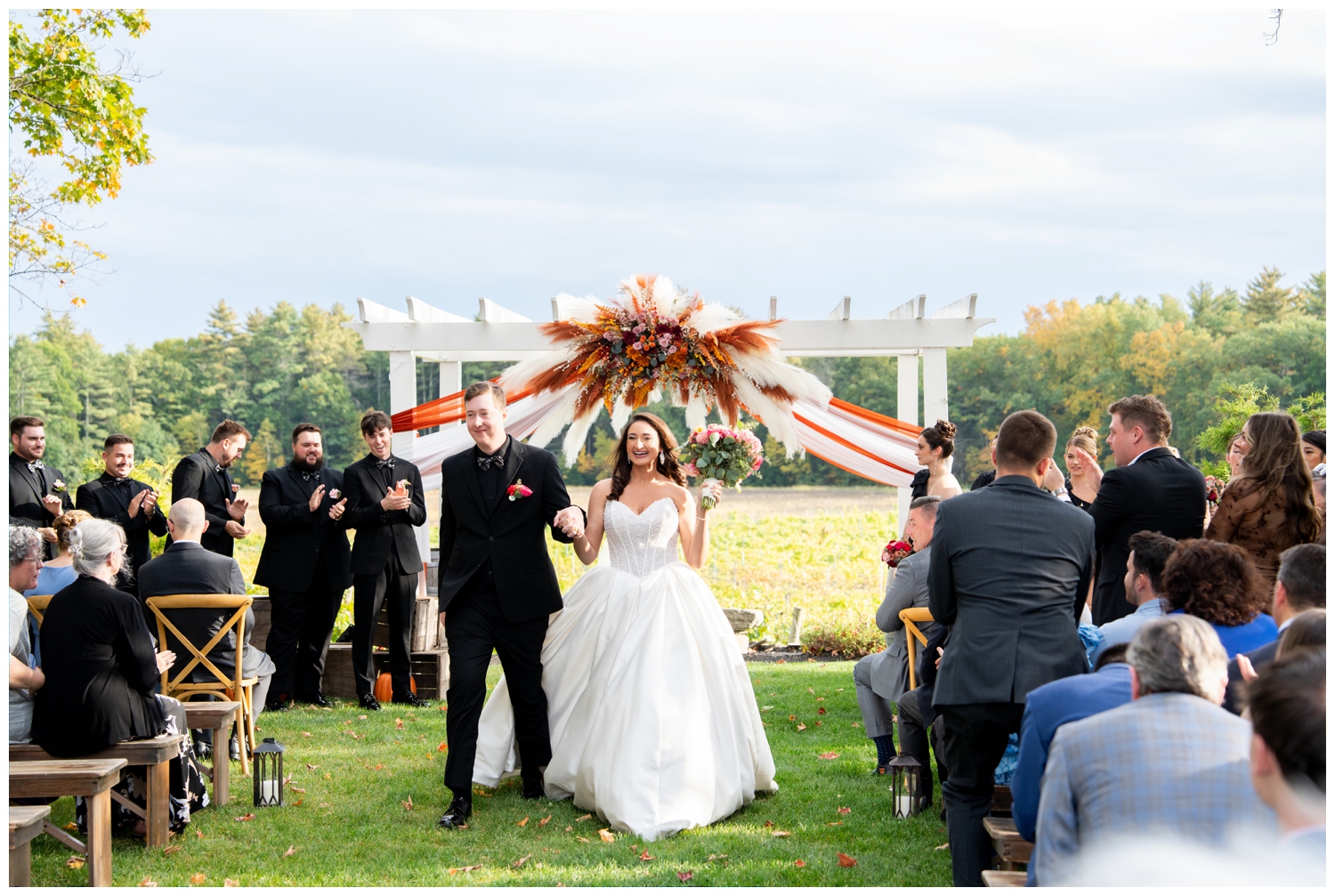 Flag Hill Winery Wedding Photos, Captured by New Hampshire Wedding Photographers, Two Adventurous Souls